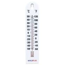 Wandthermometer Hygiplas -40°C bis +50°C